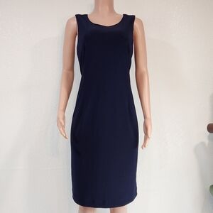 Joan Rivers Luxe Blue Dress Feminine Sleeveless Multi Function Dress Sz 9
